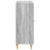 Sideboard Grey Sonoma 66 x 34.5 x 90 cm Engineered Wood 894131