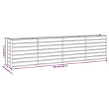 Garden Raised Bed Rusty 320x40x77 cm Corten Steel 151957