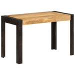 ZNTS Dining Table 120x60x76 cm Solid Wood Mango 356291