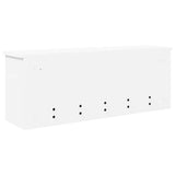 Wall-Mounted Coat Rack White 80 x 20 x 30 cm Engineered wood 874339
