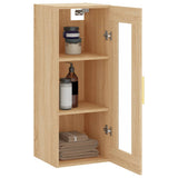 Wall Mounted Cabinet Sonoma Oak 34.5x34x90 cm 828903