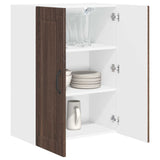 Wall Cabinet PORTO Brown Oak 60 x 31 x 80 cm Engineered Wood 885402