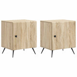 Bedside Cabinet 2 pcs Sonoma Oak 43 x 34.5 x 50 cm 895490
