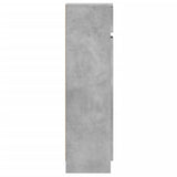 Shoe Cabinet Concrete Grey 100.5x28x100 cm Engineered Wood 840425
