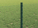 Welded Wire Fence 50 x 0.6 m PVC-Coated Steel Green 3336744