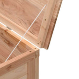 Garden Storage Box 198.5x50x56.5 cm Solid Wood Fir 364760