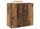 Wall-Mounted Cabinet 2 pcs Old Wood 69.5 x 34 x 90 cm 3394572