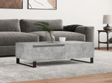 Coffee Table Concrete Grey 90x50x36.5 cm Engineered Wood 830816