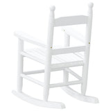 Rocking Chairs for Children 2 pcs White Solid Wood Poplar 3281600