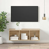 Wall-mounted TV Cabinet Sonoma Oak 37x37x107 cm Engineered Wood 805483