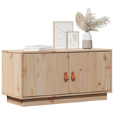 TV Cabinet 80x34x40 cm Solid Wood Pine 818230