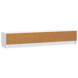 TV Cabinet with Drawer White 147 x 34.5 x 27 cm Engineered Wood 895855
