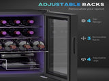 42L 16-Bottle Wine Cooler Fridge - Black T3398P422796