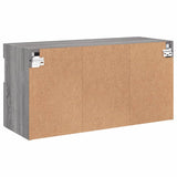 TV Wall Cabinet with LED Lights Grey Sonoma 80x30x40 cm 837207