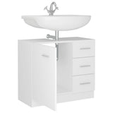 Sink Cabinet White 63x30x54 cm Engineered Wood 804184