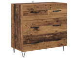 Highboard with Drawer 2 pcs Old Wood Engineered Wood 3415702