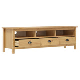 TV Cabinet Hill Honey Brown 158x40x47 cm Solid Pine Wood 288927