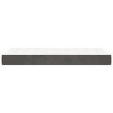 Pocket Spring Bed Mattress Medium Dark Grey 100x190x20 cm Twin 347860