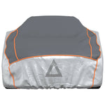 ZNTS Car Cover for Sedan Hail Protection Full M Grey and Silver 4008944