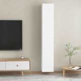 TV Cabinets 2 pcs White 30.5x30x90 cm Engineered Wood 803345