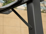 3 x 3 m Aluminum Gazebo, with Retractable Roof - Grey T3398P328479