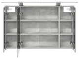 Bathroom Mirror Cabinet Concrete Grey 73.5 x 16 x 62.5 cm 889178