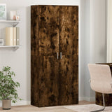 Highboard Smoked Oak 80x35x180 cm Engineered Wood 3276655