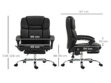 Six Point Vibrating Massage Office Chair - Black T3398P329443