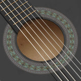 Classical Guitar for Beginner and Kids Black 1/2 34" 70126