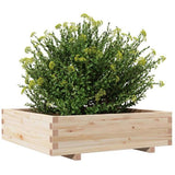 Garden Planter 90x90x26.5 cm Solid Wood Pine 847313