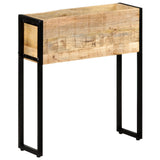 Planter 60x20x68 cm Rough Mango Wood 321941