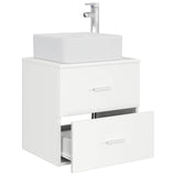Wall-Mounted Sink Vanity White 53 x 34.5 x 63 cm 890286