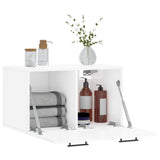 Wall Cabinet High Gloss White 60x36.5x35 cm Engineered Wood 830030