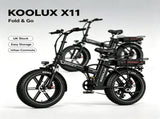 KOOLUX X11 750W Dual Battery Folding Electric Bike 20*4.0 Kenda Fat Tire Hydraulic Brake E-Bike 41736591