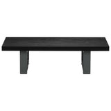 Bathroom Furniture Set Black, White Engineered wood, Ceramic Medium 279338