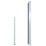 Patio Retractable Side Awning 140x300 cm Blue 317876