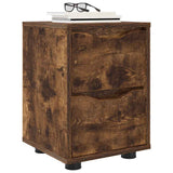 Bedside Table Smoked Oak 30.5 x 30 x 43 cm Engineered Wood 888807