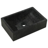 Bathroom Vanity Cabinet with Black Marble Sinks Solid Wood Teak 3096577