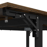 Extendable Dining Table 120 x 81.5 x 75 cm Engineered Wood 8006117