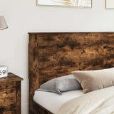 Headboard with Headboard Smoked Oak 200 cm Engineered Wood 887421