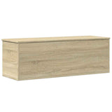 Storage Box Sonoma Oak 102x35x35 cm Engineered Wood 840690