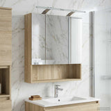 Bathroom Mirror Cabinet Sonoma Oak 60 x 14.5 x 70 cm 889193