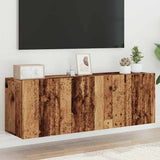 TV Cabinets Wall-mounted 2 pcs Old Wood 60x30x41 cm 857663