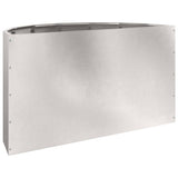 Planter Silver 90 x 45 x 50 cm Stainless Steel 883714