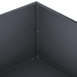 Garden Planter 2 pcs Anthracite 60 x 60 x 20 cm 8004999