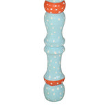 Coffee Table Blue Hand Painted Solid Wood Mango 353763