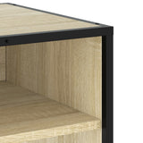 TV Cabinet Sonoma Oak 120.5x40x46 cm Engineered Wood and Metal 848890