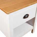 ZNTS Bedside Cabinets 2 pcs Hill 46x35x49.5 cm Solid Pine Wood 288970