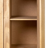 3-Door Wardrobe 118x50x171.5 cm Pine Panama Range 282661