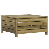Garden Footstool 62x63.5x32 cm Impregnated Wood Pine 844902